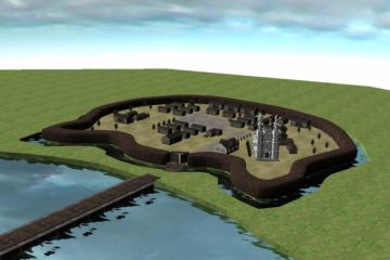 3D модель Динабурсгской крепости 1812г